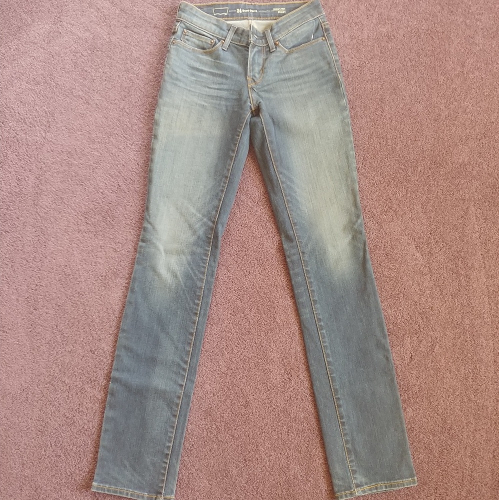 Levi's demi curve modern rise straight leg jeans